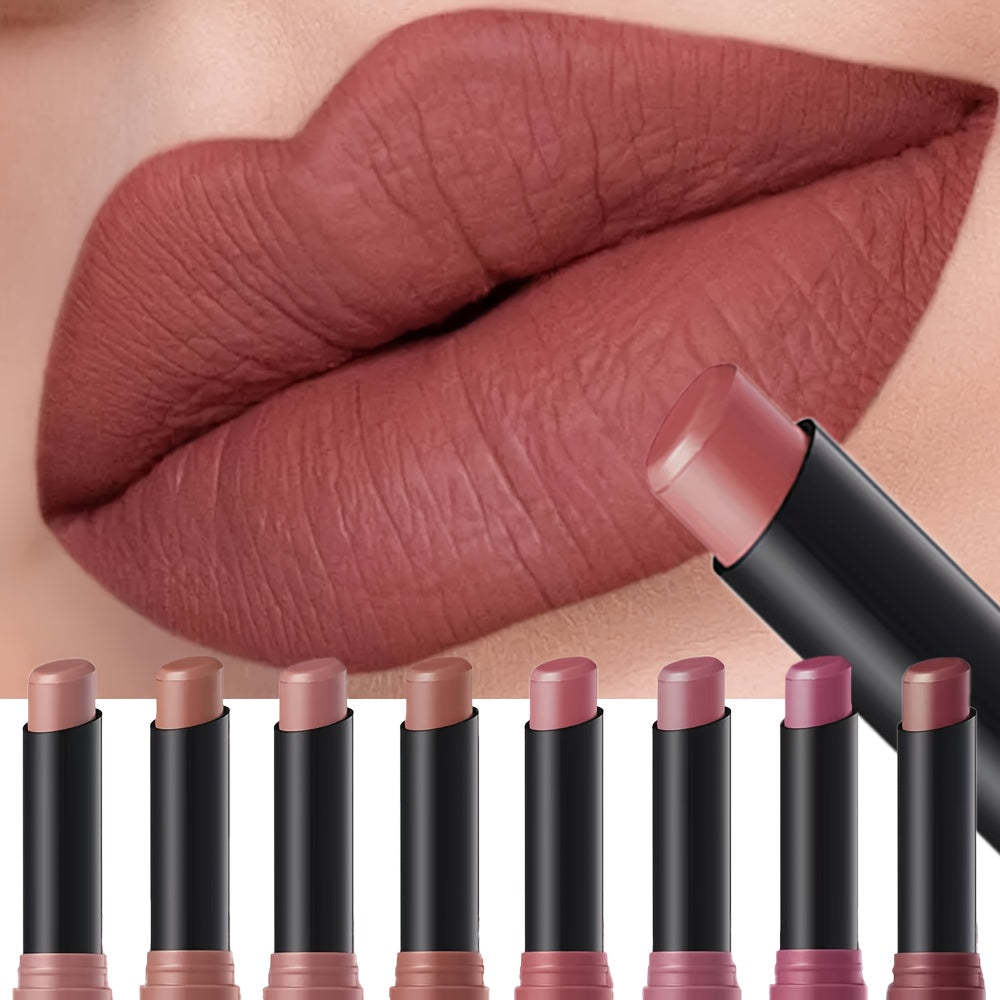 Унисекс вращающийся матовый красный помада для долговременного макияжа
