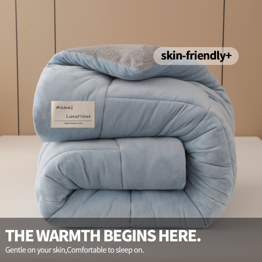 Double-Sided Velvet Bedding Thick Milk Velvet Warm for Winter Single or Double Bed