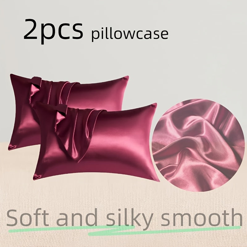 Twin White Polyester Pillow Cases Standard Size Bulk Pack