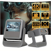 Портативный 4K сенсорный проектор с автофокусом, WiFi6, 1080P, домашний кинотеатр