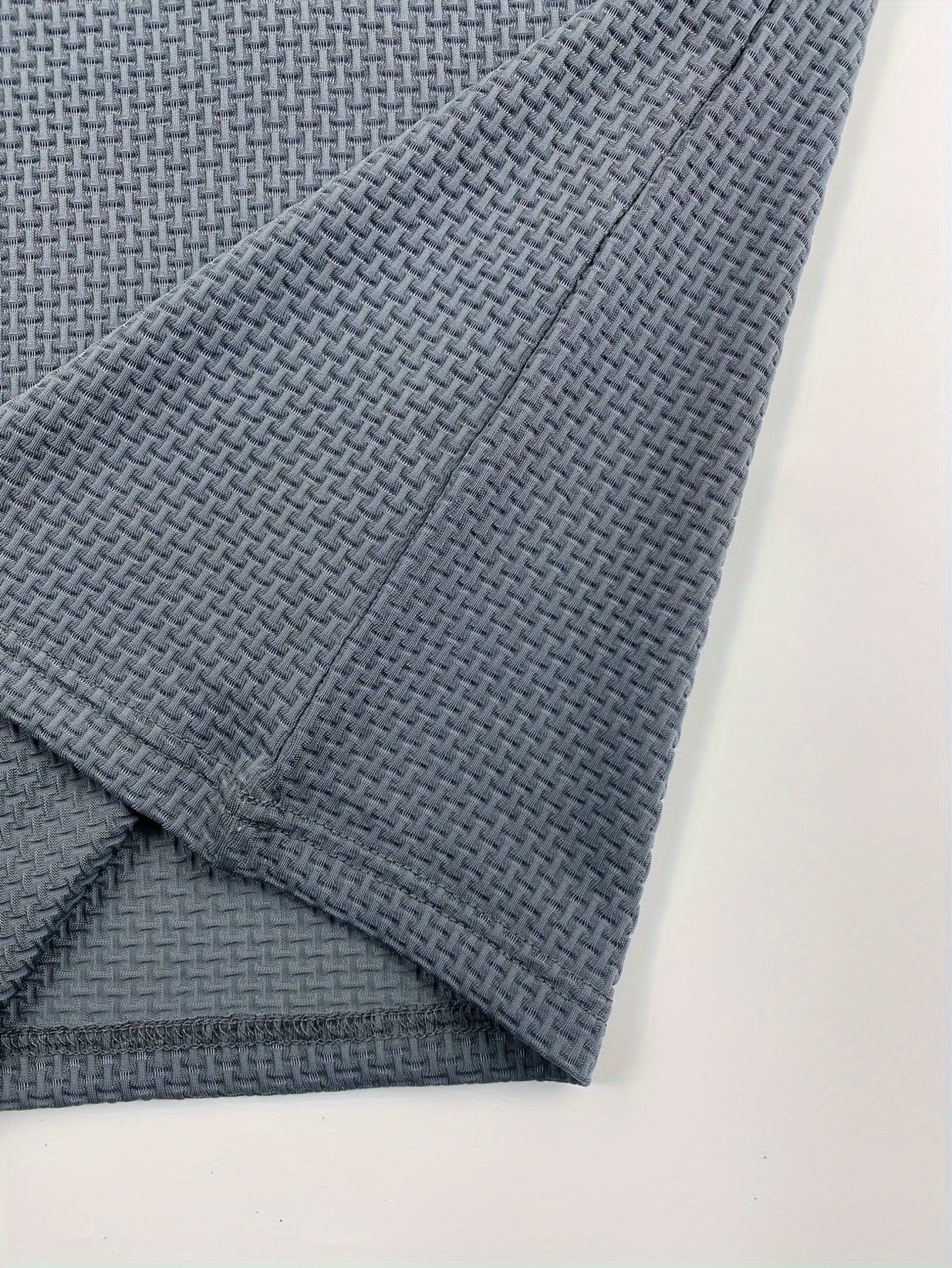 Men's Red Casual T-Shirt Nylon Spandex Crew Neck Summer Non-Stretch