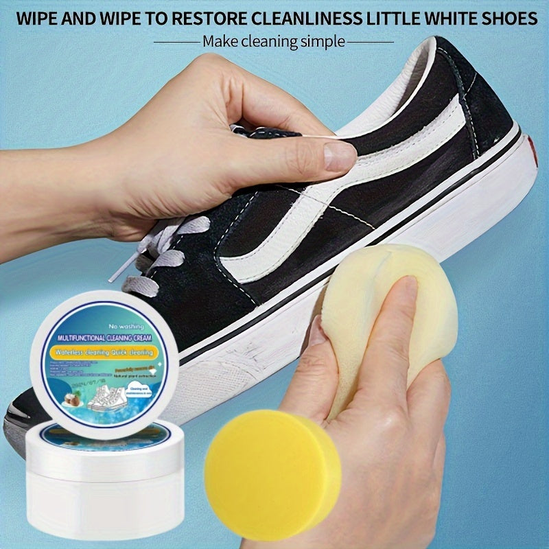 Shoe Cleaner Cream Waterless Stain Remover for Sneakers and Shoes