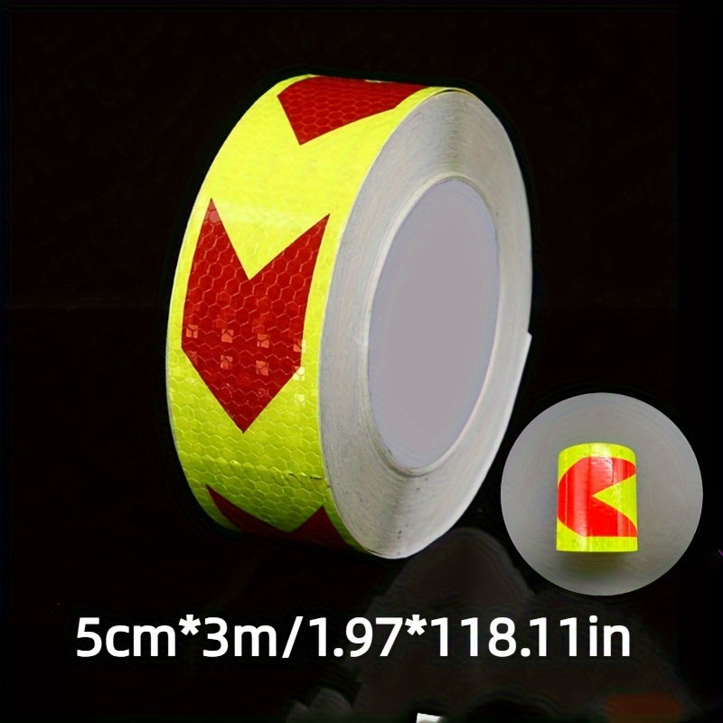 Reflective Safety Stickers Paper Material Warning Stripes for Vehicles Bicycles