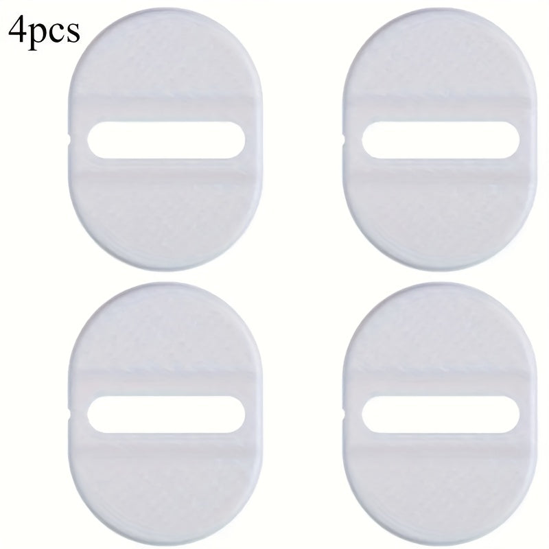 Universal Car Door Lock Cover Set PVC Anti-Rust Plastic Door Protectors 4pcs