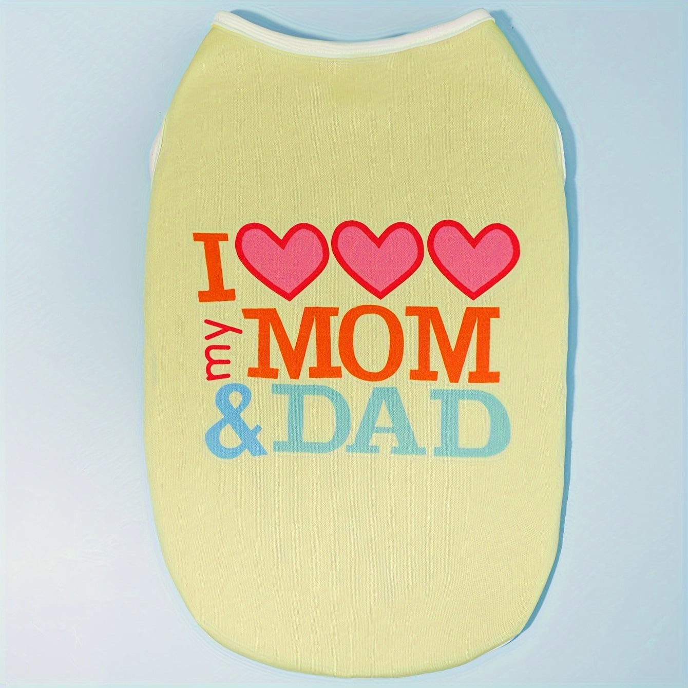 Chaleco para perro de mascota primavera verano lindo con estampado de dibujos animados, pequeño, mini, de juguete, tejido de poliéster