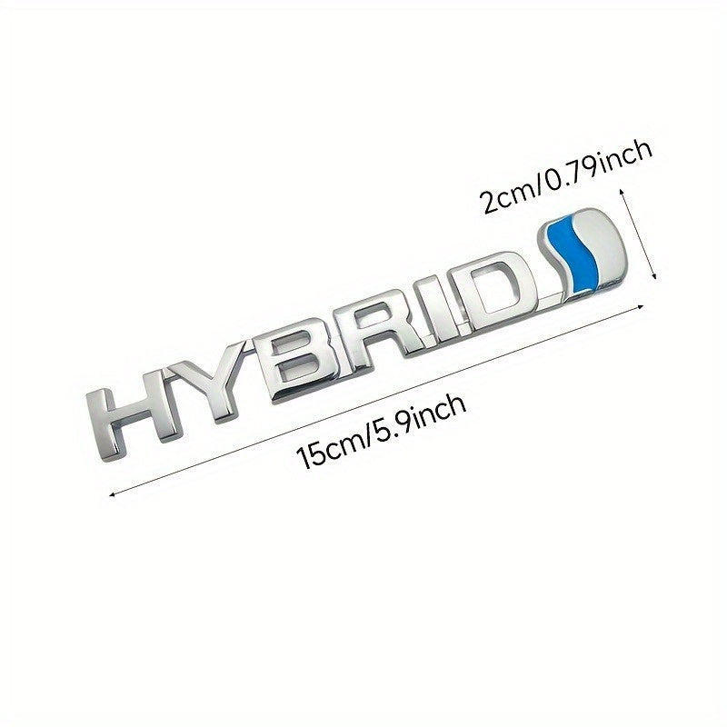 Car Side Badge, Durable Metal Hybrid Logo, Body Decoration Sticker