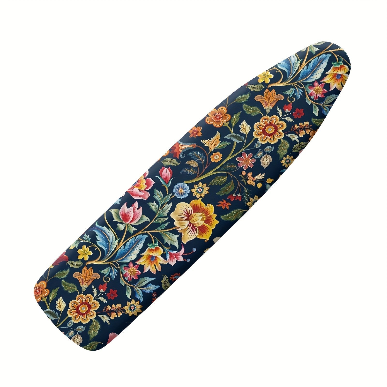 Retro Floral Ironing Board Cover with Stretchable Edge Dust-Resistant Replacement