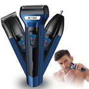 3-в-1 мужской набор для ухода за собой электробритва триммер для бороды триммер для носовых волос машинка для стрижки