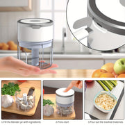 8.45oz sigʻimli 1ta USB qayta zaryadlanadigan pishirish mashinasi, oshxonada sarimsoq aralashtirish yoki boshqa pishirish vazifalari uchun mos. Turli ranglarda mavjud.