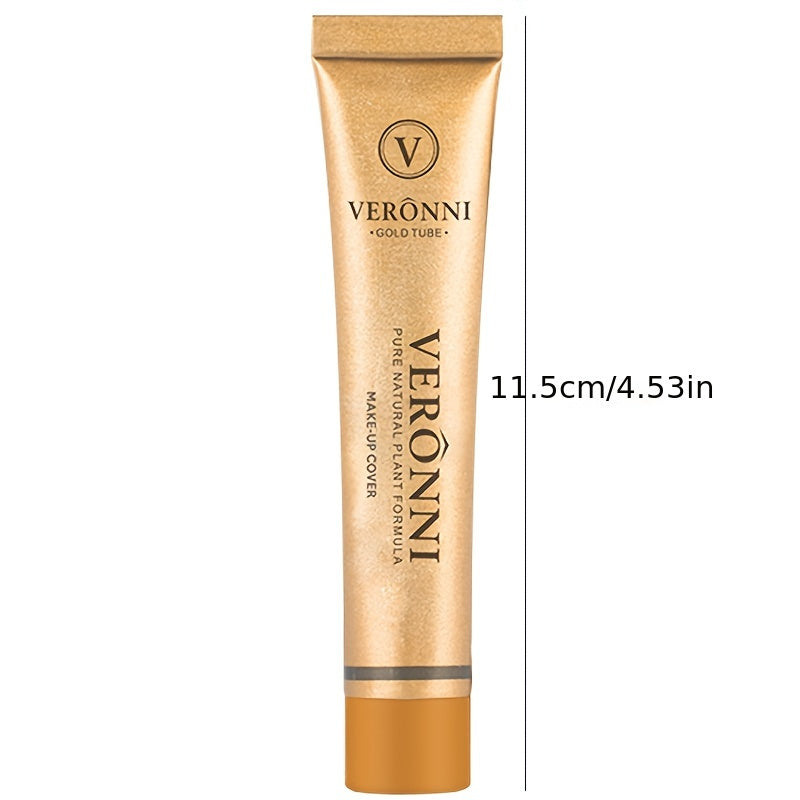 Uzun muddatli suyuq yashiruvchi krema, to'liq qamrov, akne va jarohatlarni yashirish uchun