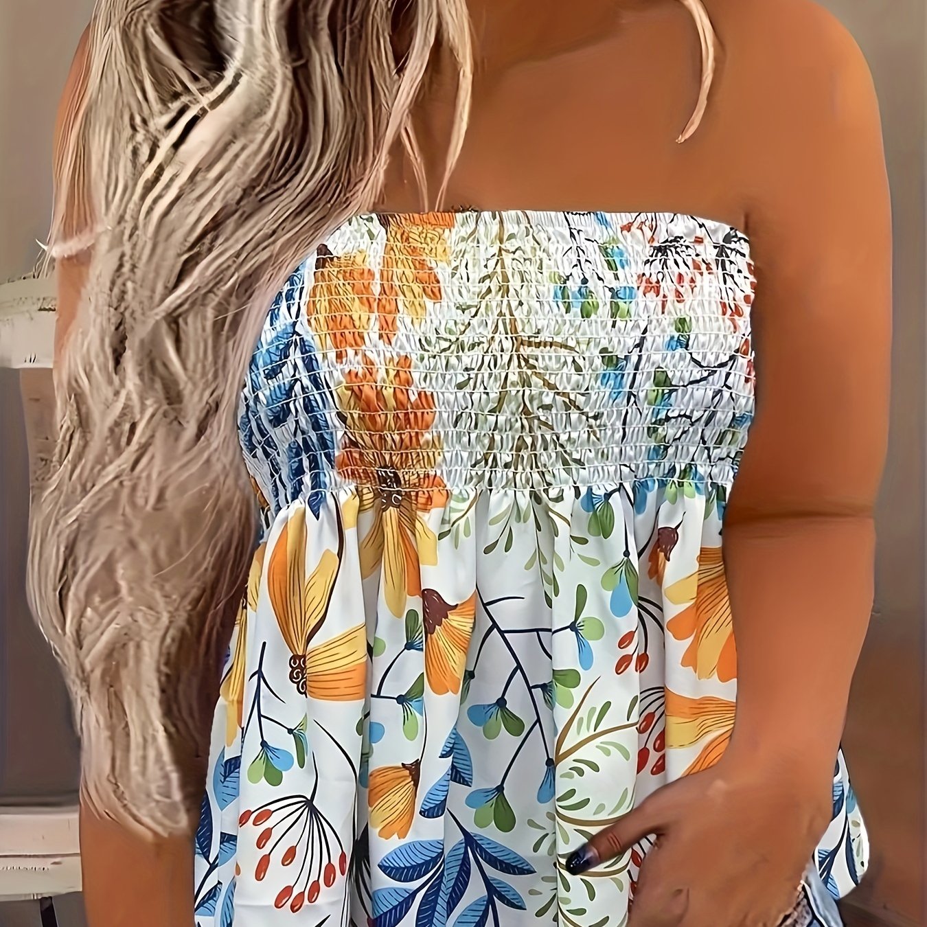 Vestido ajustado para mujer de talla grande en negro, talla verdadera