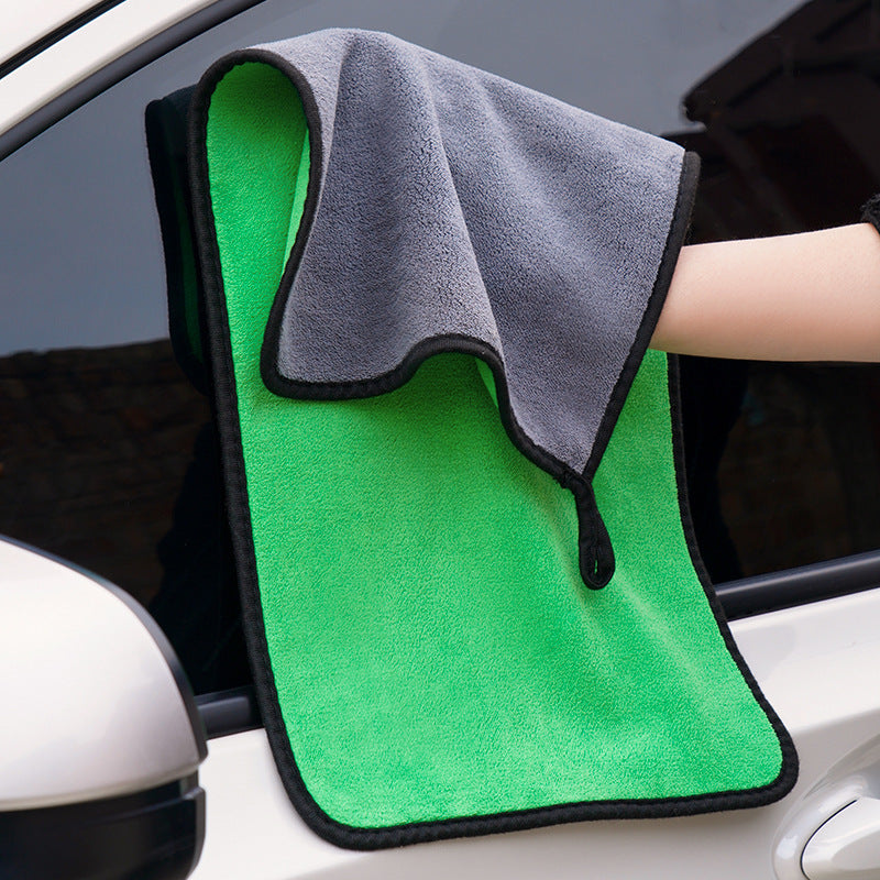Double-Sided Microfiber Car Wash Towels Quick-Drying Absorbent Set