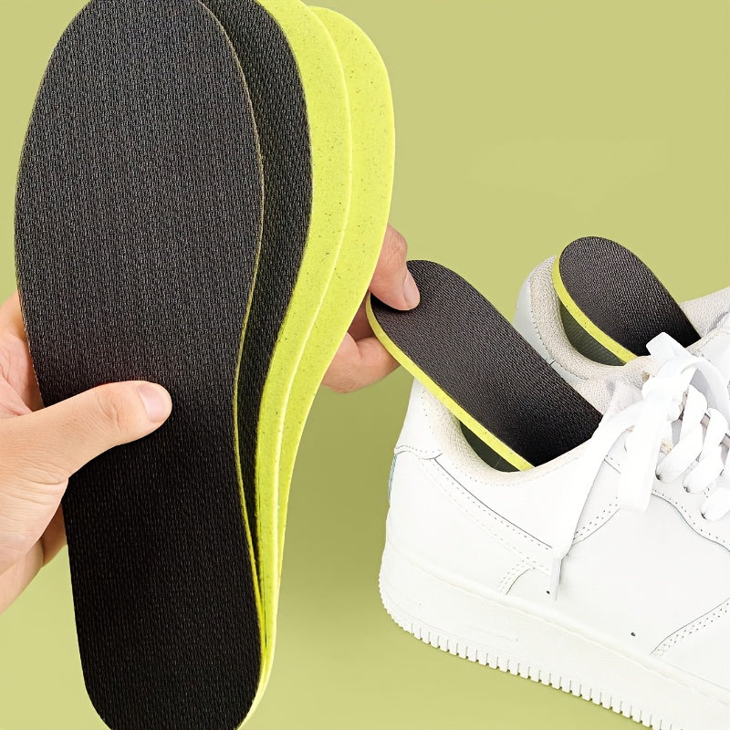 Unisex Thin Sweat-Absorbing Breathable Insoles for Flat Shoes