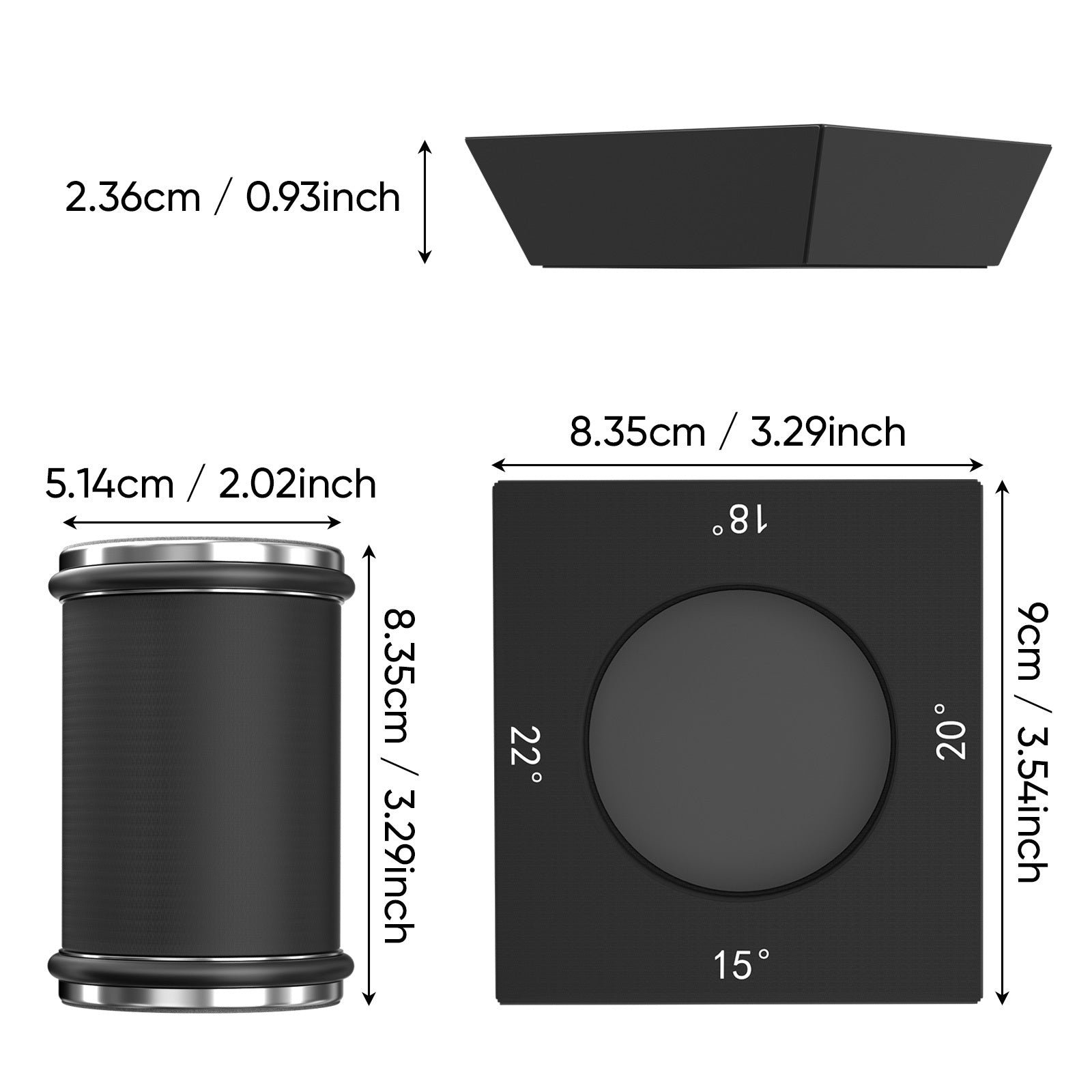 Qora pichoqni shimgich bilan 4 burchak qoʻllanma bilan oshxona pichoqlari uchun qoʻlda tizim bardoshli