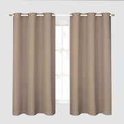 Gray Blackout Curtains for Bedroom Living Room Thermal Insulation Noise Reduction 1PC
