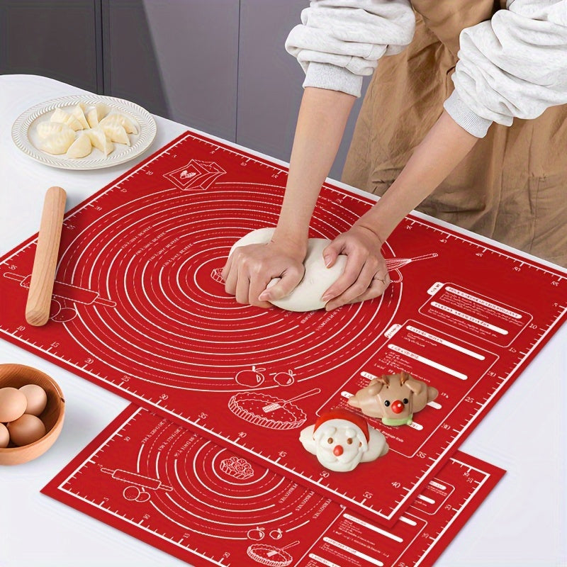 Non-Stick Baking Mat with Measurements, Food-Safe Kneading Board for Dough