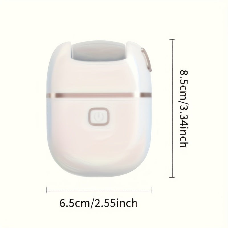 Rechargeable Electric Foot Scrubber with 3 Replaceable Grinding Heads Portable USB Charging for Dry Cracked Feet