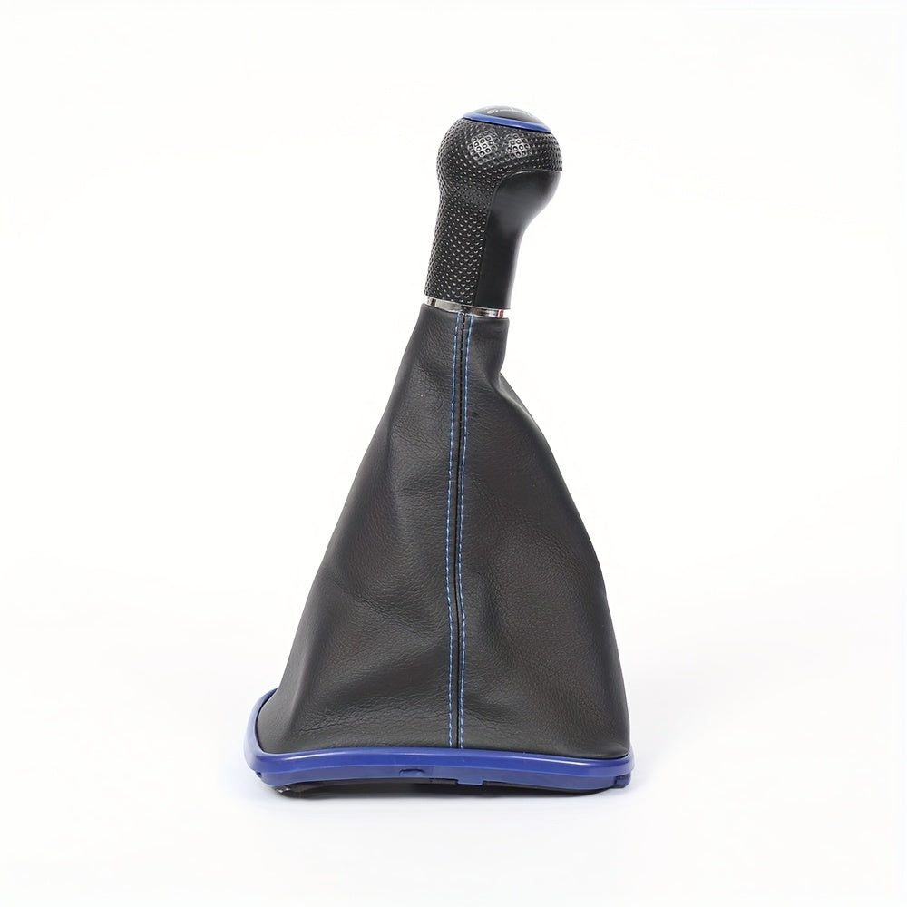 Universal 5-Speed Manual Gear Shift Knob Black Silver Red Blue for VW Golf Bora