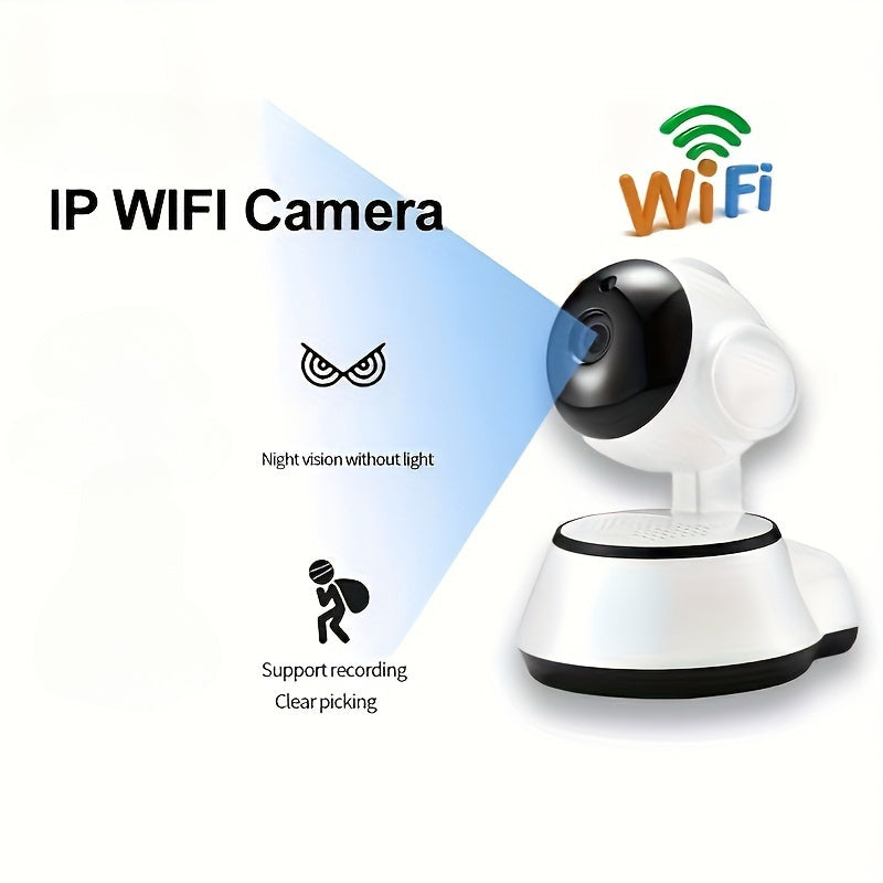 HD 720P Security Camera with Night Vision Voice Intercom and Remote Viewing