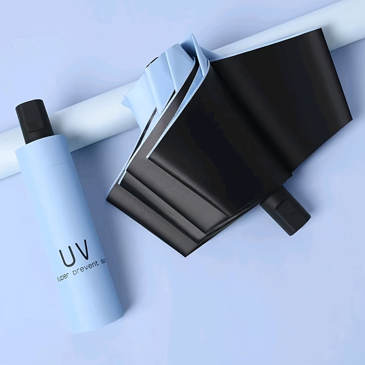 Large Foldable Manual Umbrella for Sun and Rain Protection Men Women Casual Minimalist