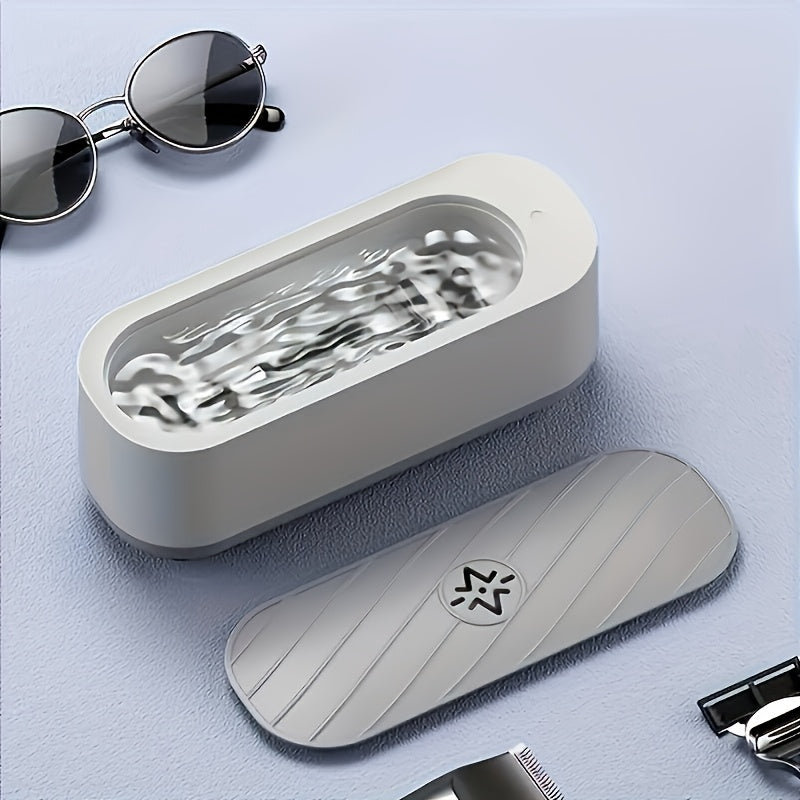 Portable USB Rechargeable Cleaning Machine for Glasses Jewelry and Dental Devices