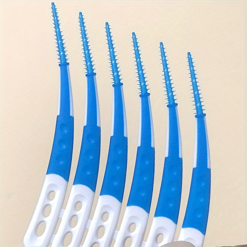 120Pcs Soft Silicone Dental Picks Interdental Gums Cleaning Brushes