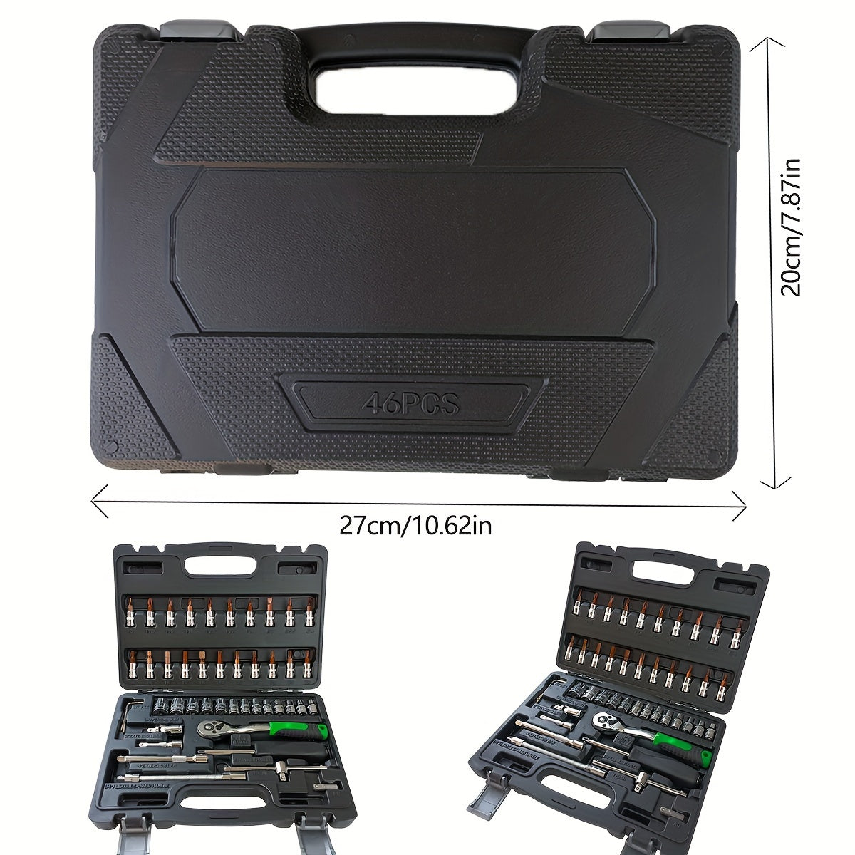 46/121 Piece Sleeve Repair Kit Steel Durable Compact Tool Set