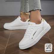 Women's Casual Sneakers Lightweight Soft Cushioned Solid Color All Seasons