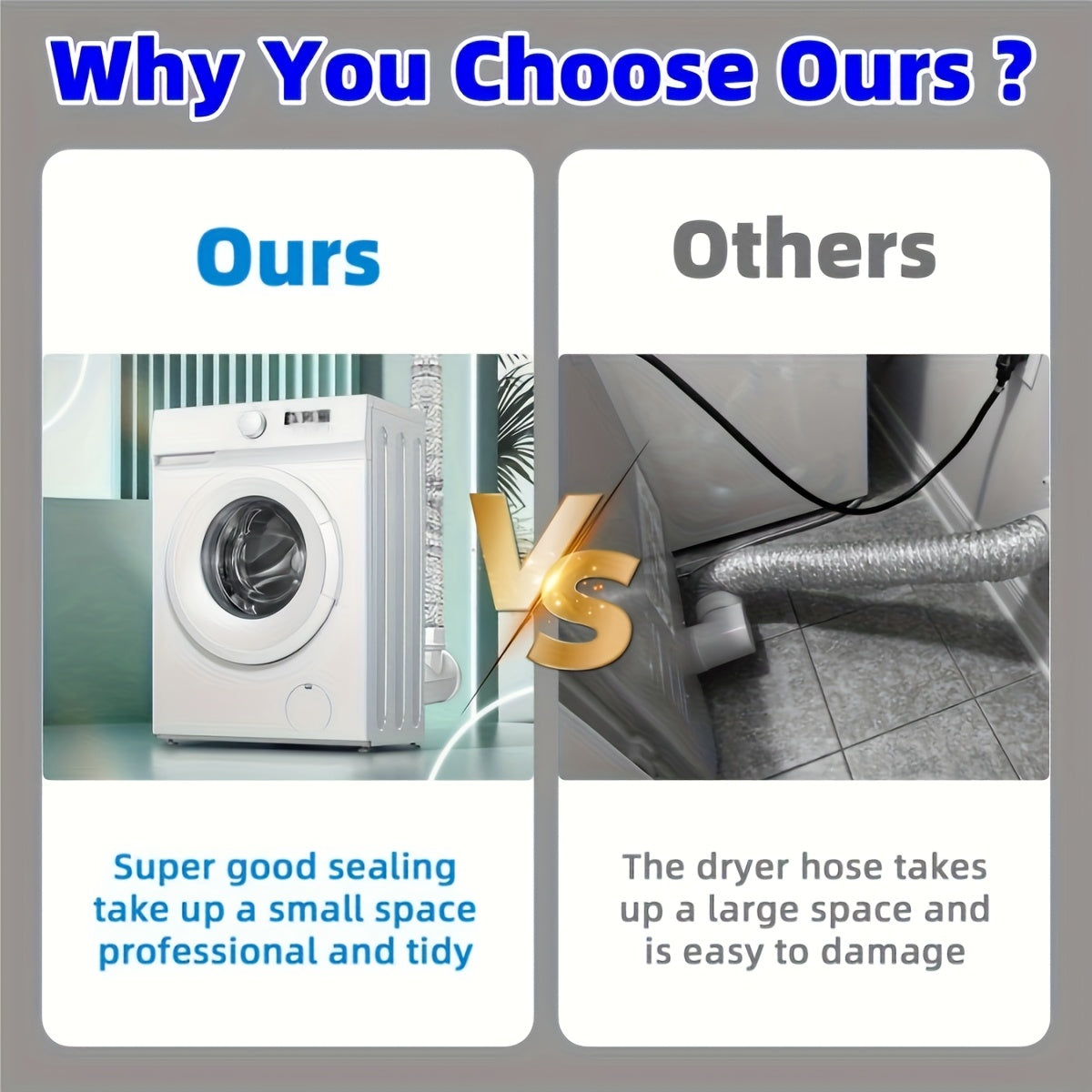 Quruqchi ventilatsiya to'plami 10.16 sm Bardoshli plastmassa Oson o'rnatish bilan montaj bracketi bilan