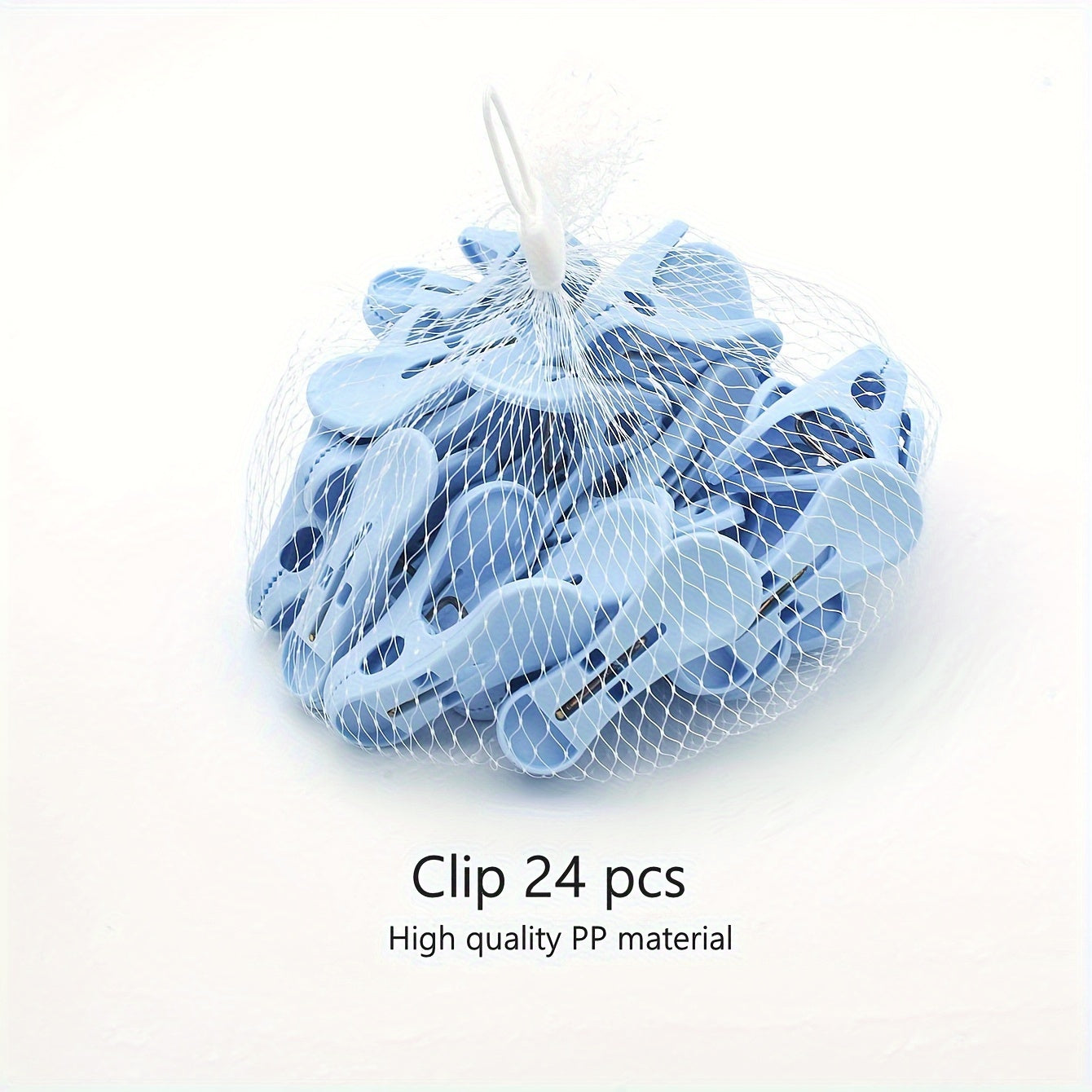 24 Pieces Windproof Clothespins Durable Clothes Socks Sheet Hangers Drying