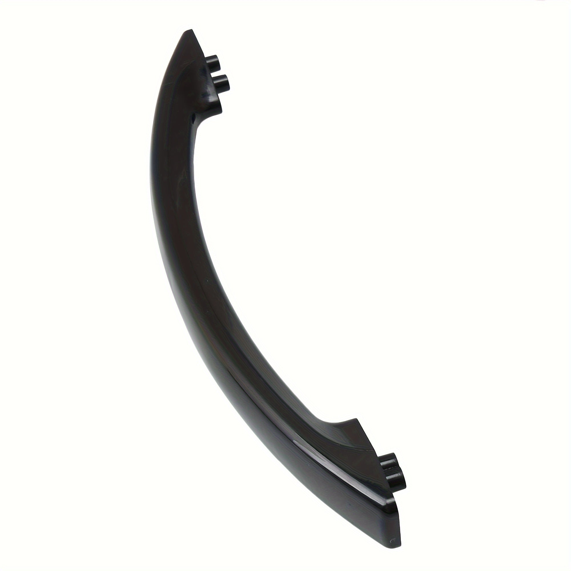 Black Plastic Microwave Oven Handle with Secure Attachment and Easy Access