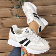 Women's Slip-On Sneakers with Cushioned Rubber Sole Casual All-Season Black Green Yellow