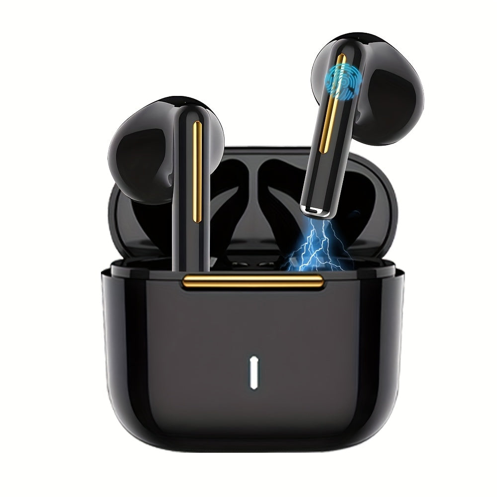 Беспроводные внутриканальные наушники H6 с управлением громкостью, длительным временем работы от батареи, стабильным соединением, комфортной и надежной посадкой, большим динамическим рупором, эргономичным дизайном для спорта, качеством HD для звонков.