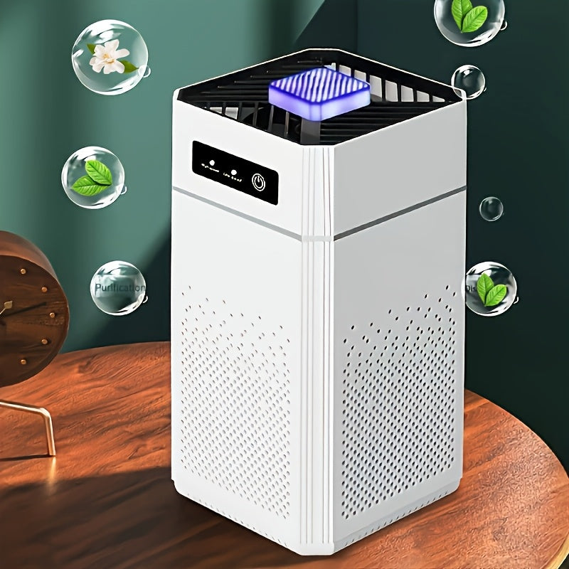 USB-Powered Air Purifier for Home and Car Smoke Odors Pet Stench Compact