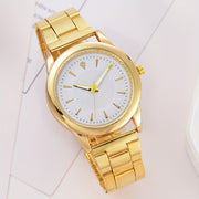 Ladies' Gold Quartz Watch Set with 2 Pieces Elegant Classic Accessories