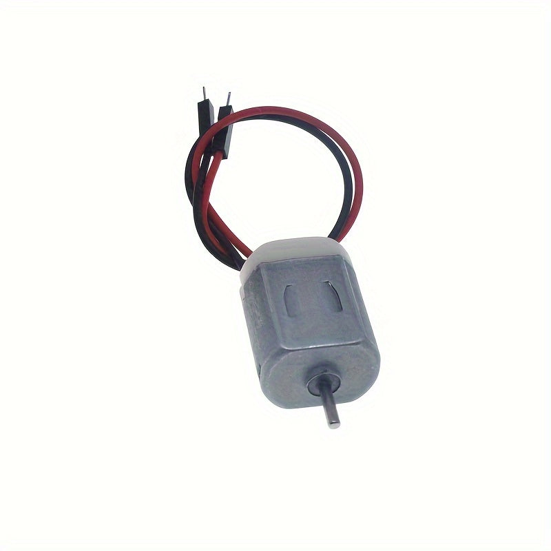 Set of 3 Miniature High-Speed DC Motors with Blue Plastic Fan Blades 130 Motors