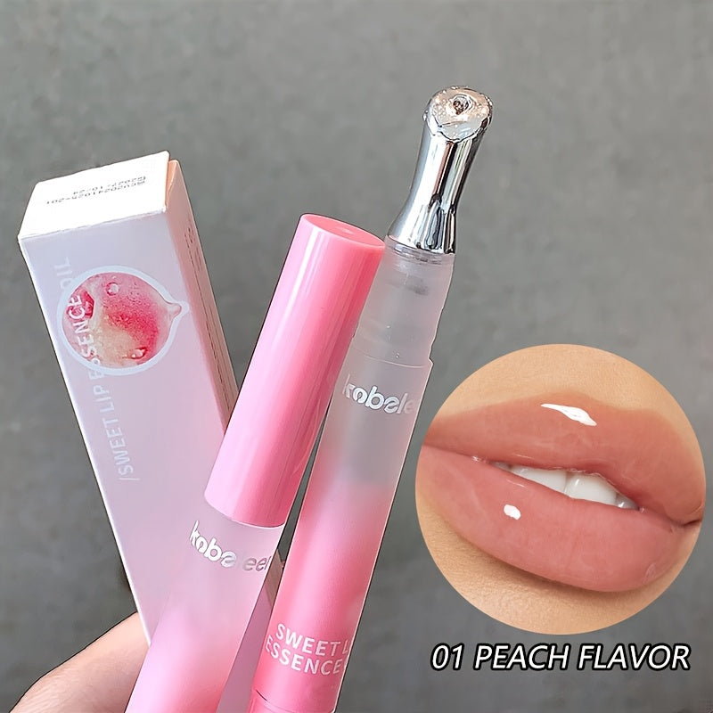 Brillo labial para mujer hidratante con infusión de bayas, humectante, brillante y nutritivo
