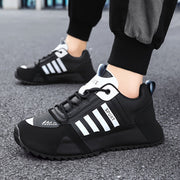 Men's Skateboard Sneakers with PU Upper EVA Insole and PVC Sole for Casual and Outdoor Use