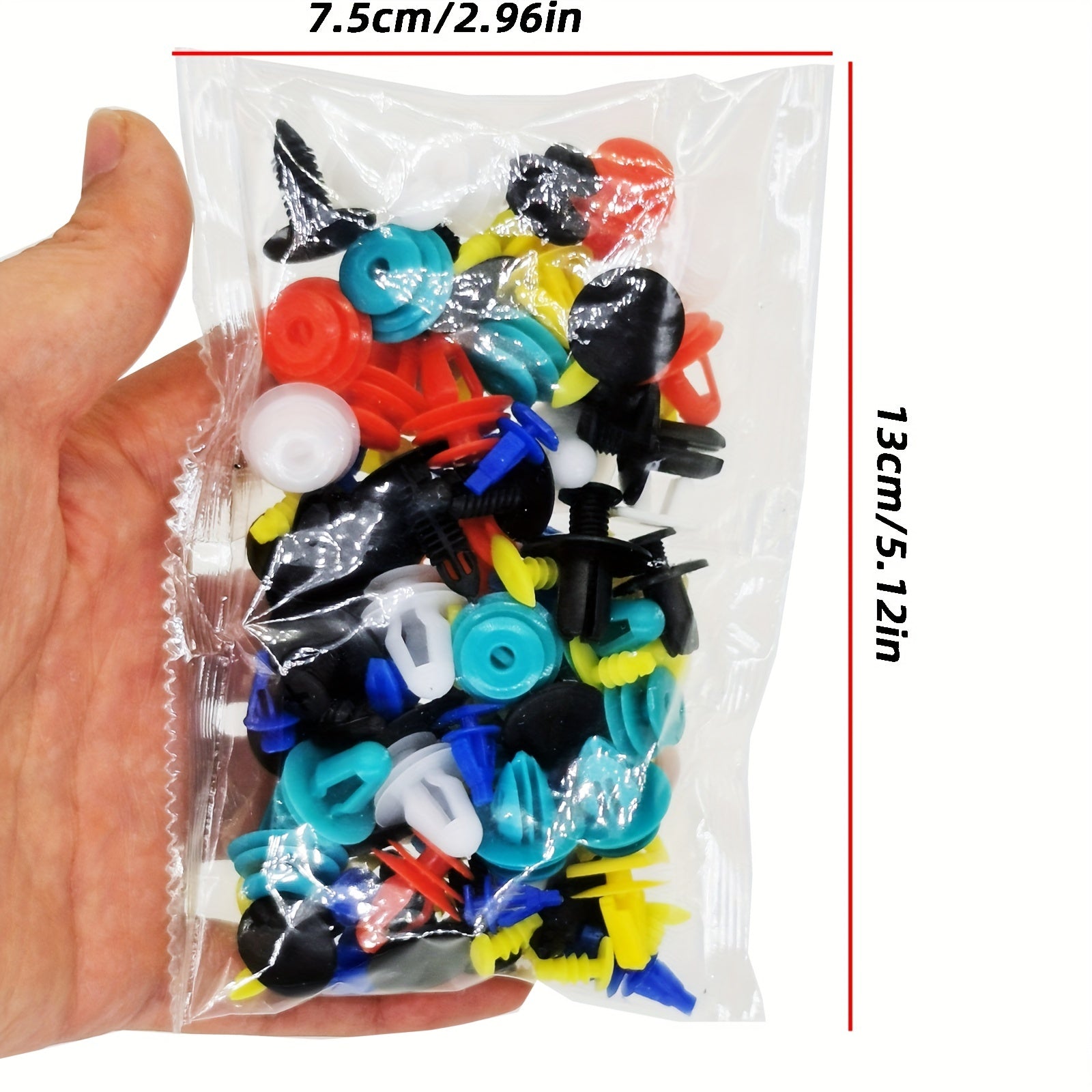 Universal Plastic Fastener Clips Set for Car Bumper, Fender, Door, Interior