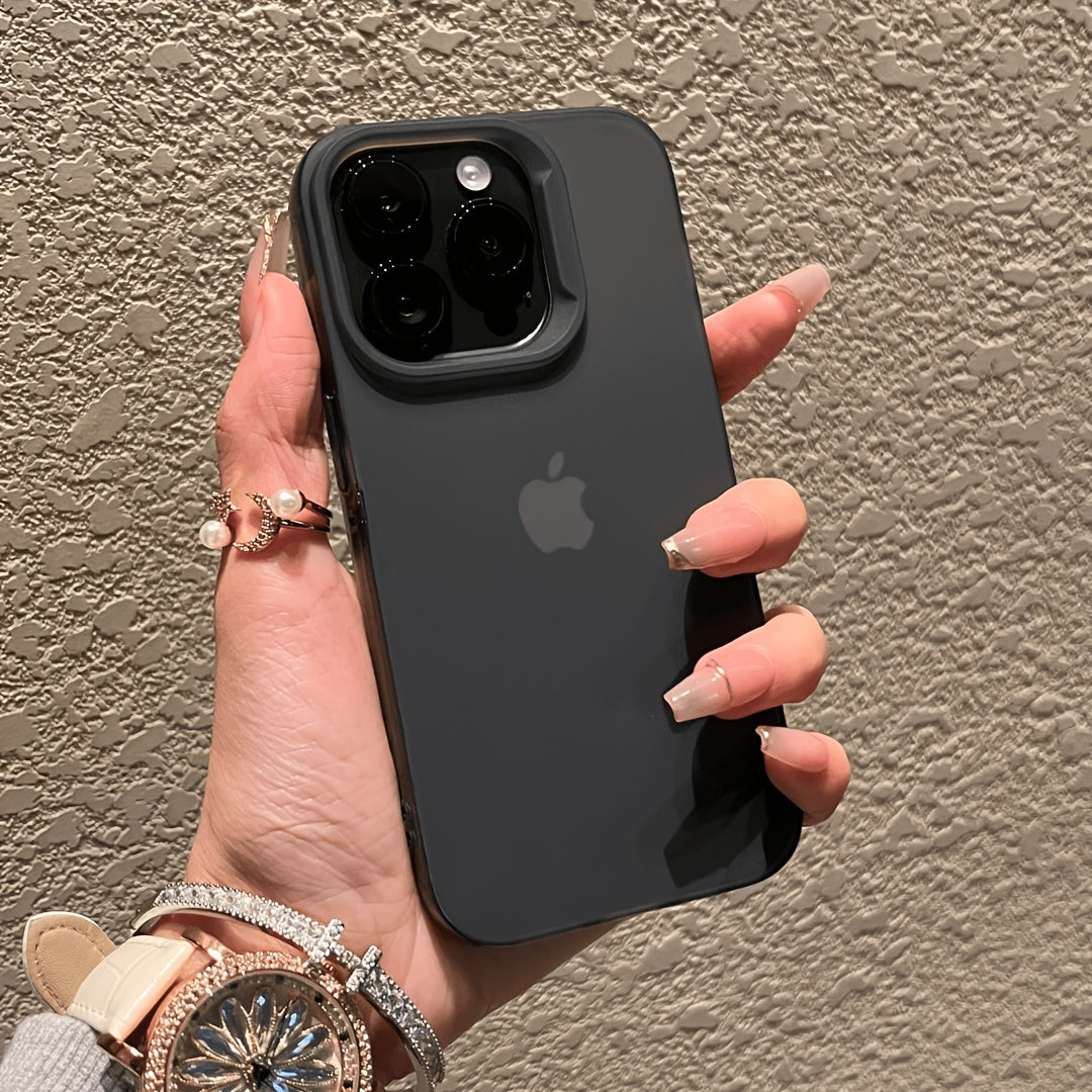 Matte Clear TPU Phone Case for iPhone 11-16 Pro Max with Camera and Shock Protection