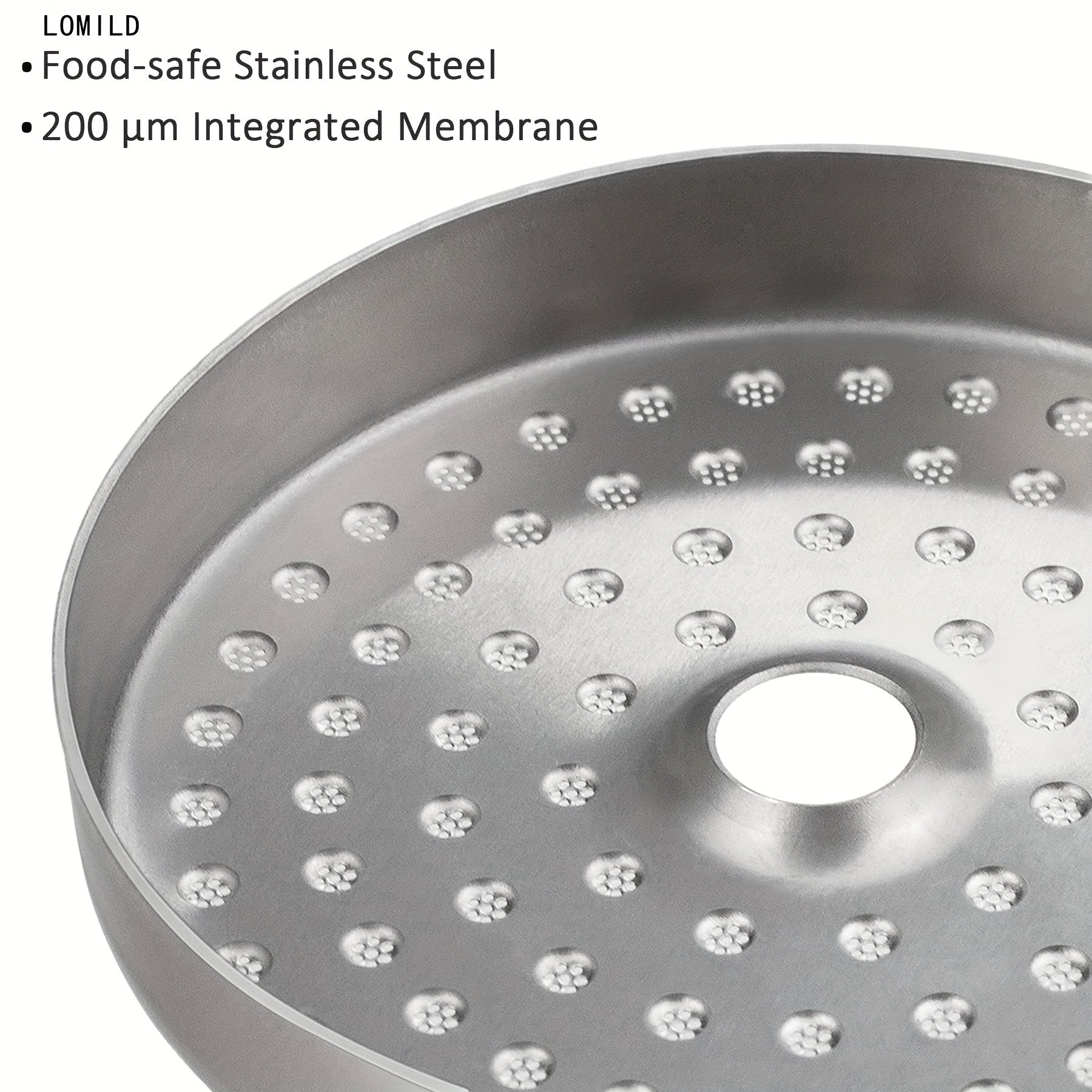 Qaynatish bosh filtri zanglamaydigan po'latdan yasalgan suv ajratgich qahva mashinasi aksessuari