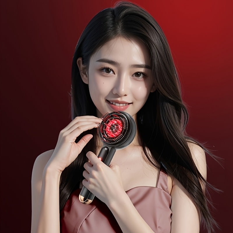 Электрическая расческа с функцией массажа, перезаряжаемый литий-ионный аккумулятор 1500 мАч