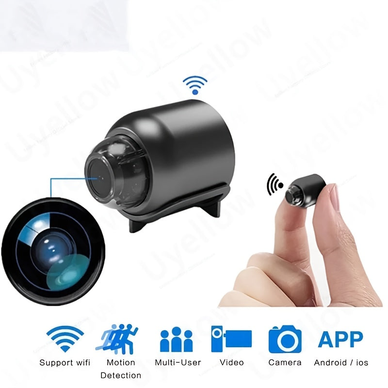 Mini WiFi Camera for Pets and Kids 480p Security Surveillance Smart Home