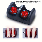 Black 3D Shiatsu Foot Massager with Adjustable Strength for Home Relaxation