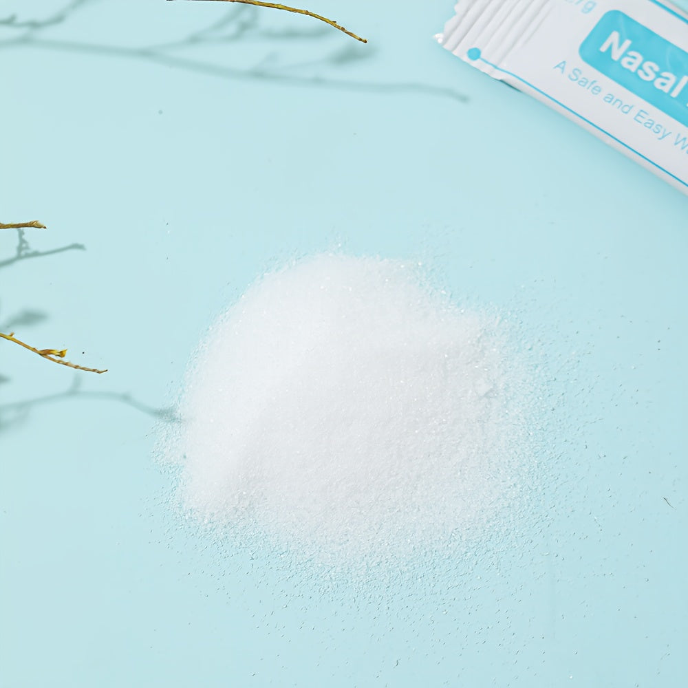 40 ta Sachets Burun yuvish tuzi nafas olish va allergenlarni yuvish uchun