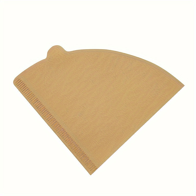 100 Premium Coffee Filters Pack, Wood Pulp, Taste-Neutral, Easy Handle