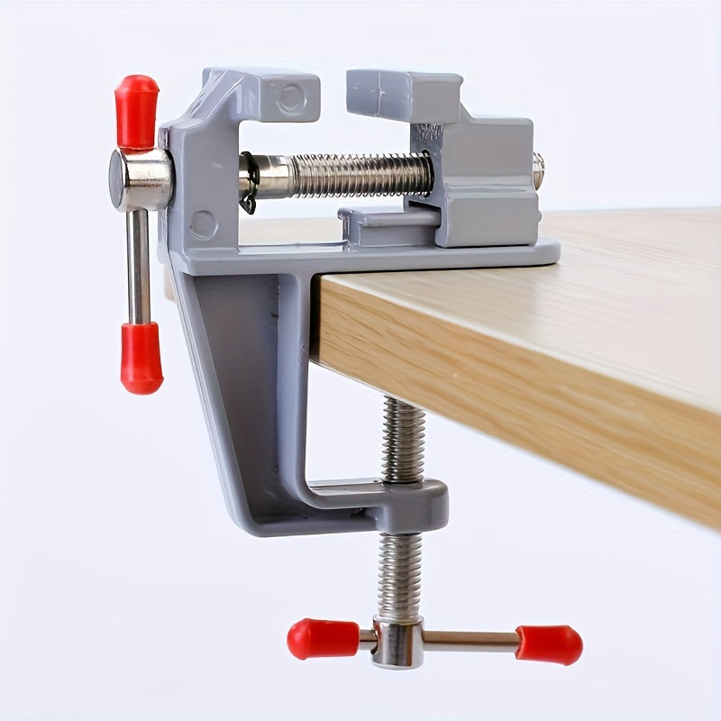 Mini Aluminum Alloy Bench Vise Small Table Clamp for Woodworking Jewelry Crafting
