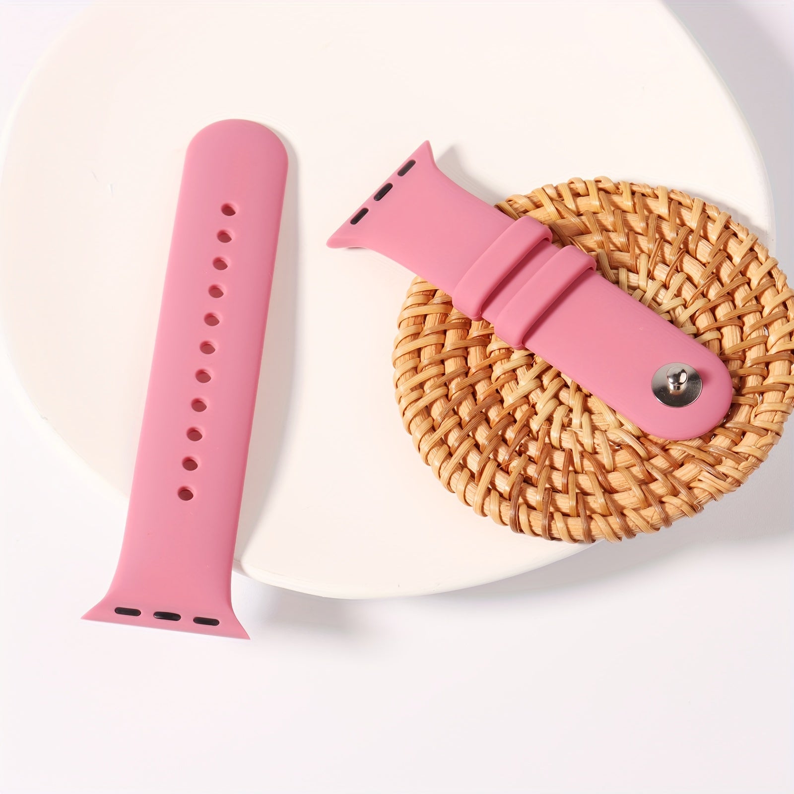 Waterproof Silicone Sport Watch Bands for Men Women Compatible with iWatch Series 1-10 SE 38mm 40mm 42mm 44mm 45mm 49mm