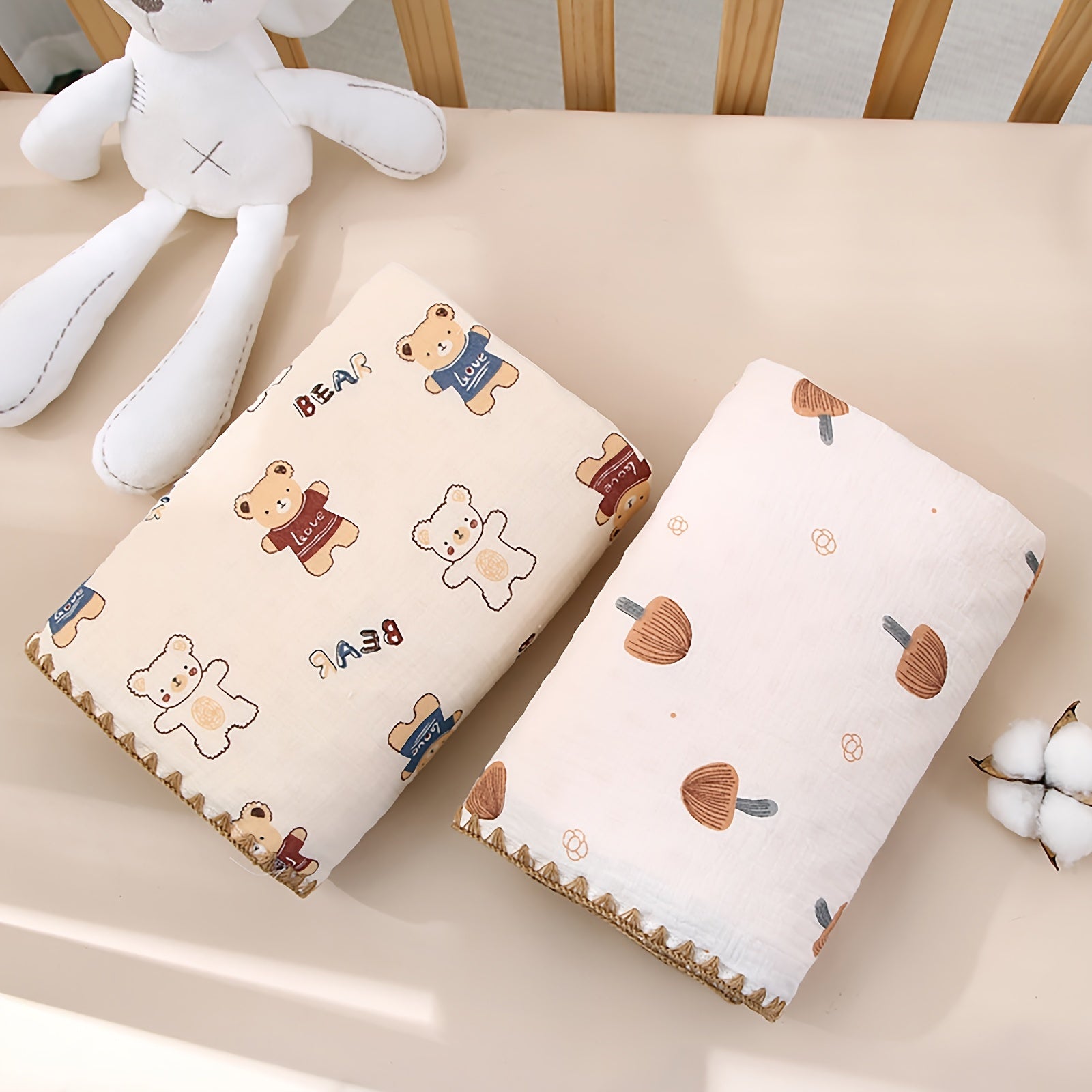 All-Season Cotton Blanket for Spring and Summer Use