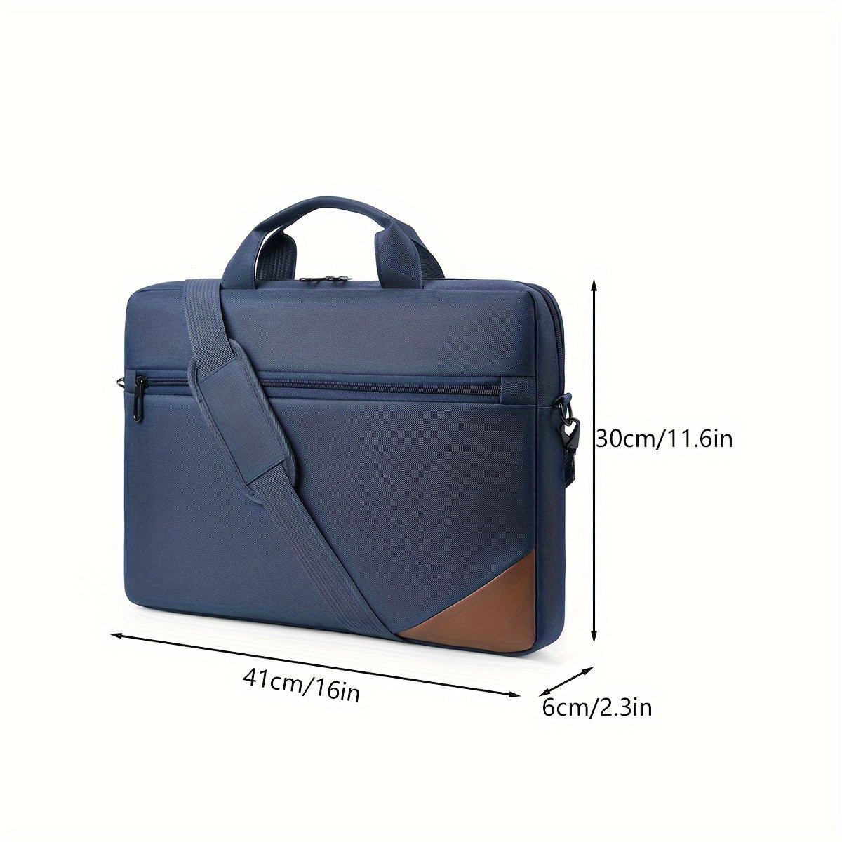 Men's Nylon Crossbody Laptop Bag for Business Commuters Notebook Carrier